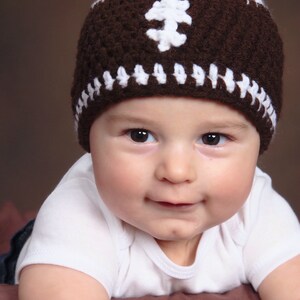 Crochet Football Hat