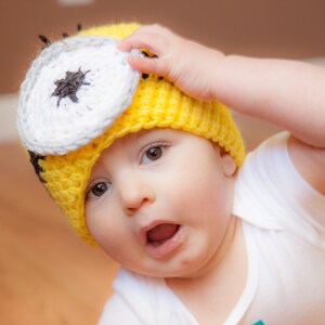 Minion hat crochet