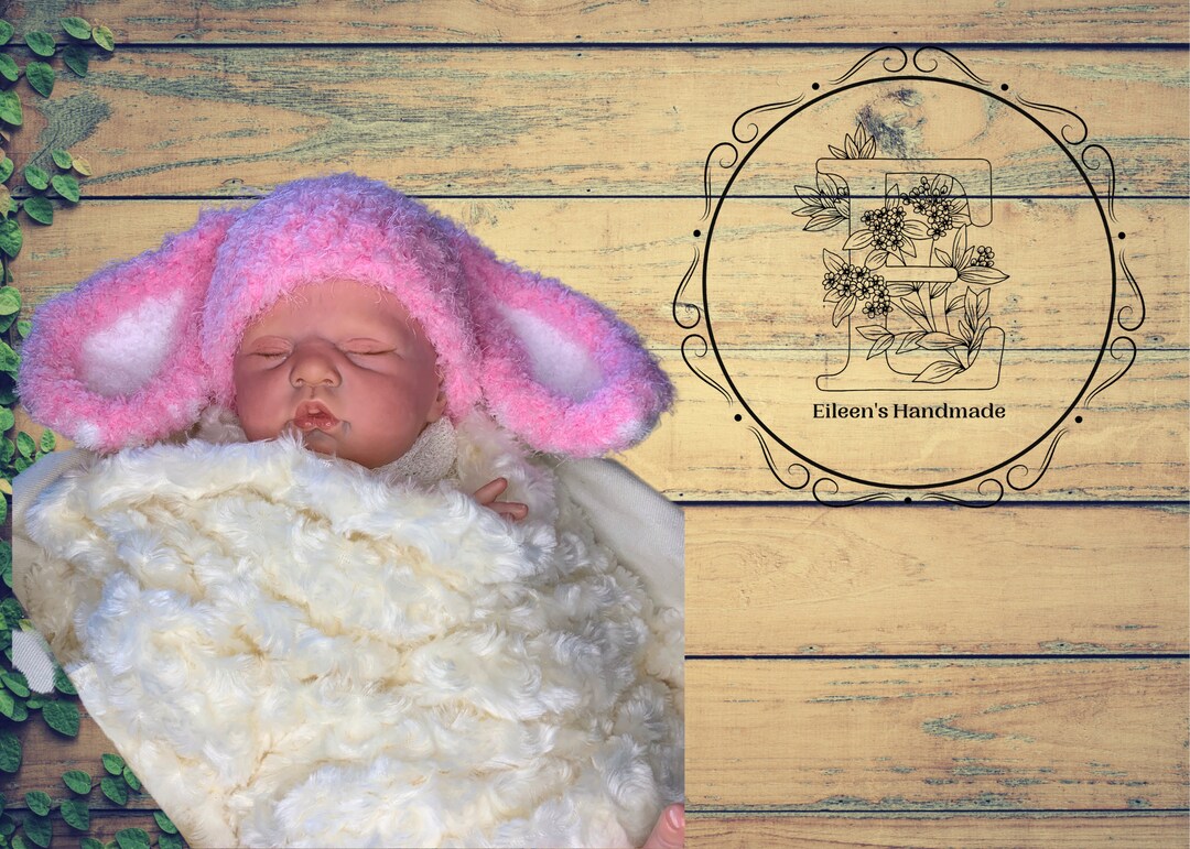 Soft and Fuzzy Bunny Crocheted Hat 0 to 3 Months - Etsy