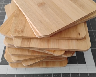 Bamboo Cutting Boards Charcuterie Wood Blanks Laser CNC
