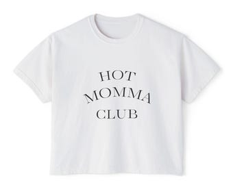 Hot Momma Club tee | EST. 1989 boxy tee