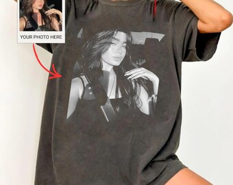 Custom Photo Shirt, Comfort Colors® Unisex Tee, Personalized Picture Gift
