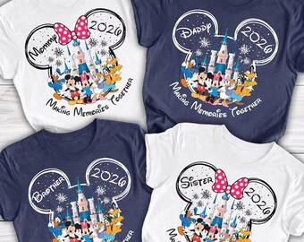 Custom Disney Trip Shirts 2026, Disney Family Vacation Shirts, Disney Family Trip, Disney Birthday Trip Shirt, Disney Vacation Group Shirts
