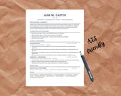 New Grad Nurse Resume Template Word | ATS Rn BSN Resume Google Docs | Nursing CV Template | Cover Letter, References | 2026
