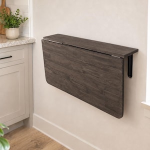 Solid Pine Murphy Table Wall-Mounted Folding Table for Small Spaces