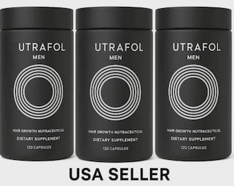 Pack of 3 Men's Hair Growth Total 360 Capsules ship from USA