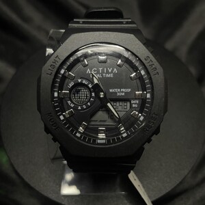 Activa Recon X Invicta Digital Unisex Watch - 45.5mm, Black Dial (ACW423-002) image 1