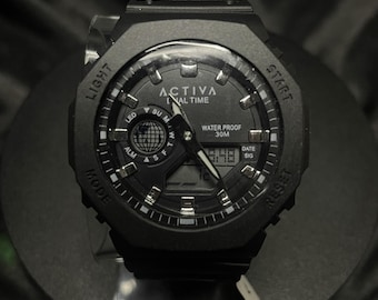 Reloj unisex digital Activa Recon X Invicta - 45,5 mm, esfera negra (ACW423-002)