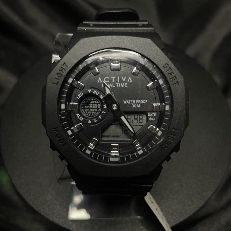 Activa Recon X Invicta Digital Unisex Watch - 45.5mm, Black Dial (ACW423-002) image 1