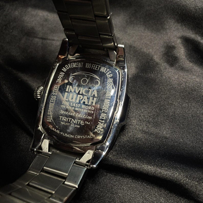 Invicta Men's Lupah Special Edition Watch 15850 Gray 47mm Singapore Quartz image 5