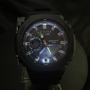 Activa Recon X Invicta Digital Unisex Watch - 45.5mm, Black Dial (ACW423-002) image 2