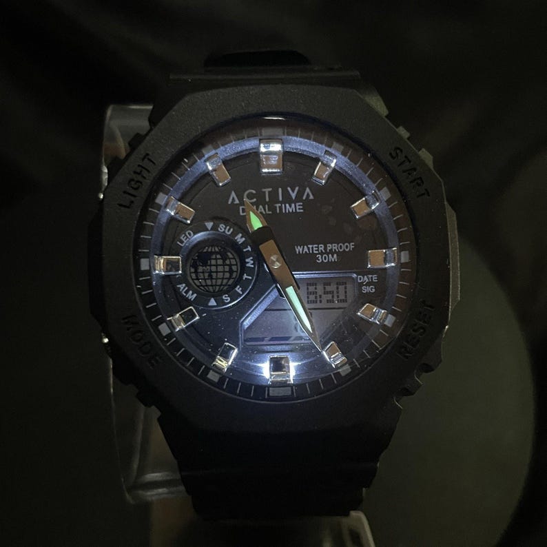 Activa Recon X Invicta Digital Unisex Watch - 45.5mm, Black Dial (ACW423-002) image 2