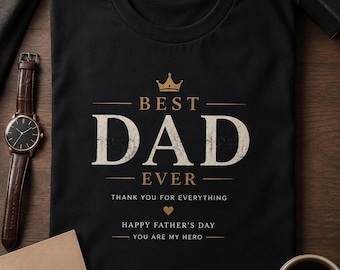 Papa Ever T-Shirt | Vatertags Geschenk | Papa-Lebens-Bekleidung