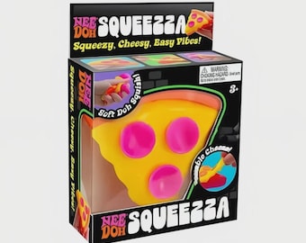 Rare Pink Crust NeeDoh Squeezza Pizza – Genuine Sensory Fidget Toy