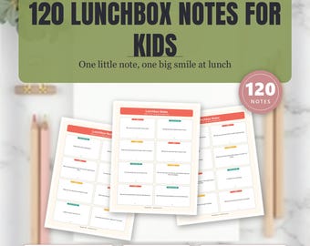 120 bigliettini per la merenda dei bambini: barzellette, indovinelli, biglietti di incoraggiamento, bigliettini per la merenda scolastica, biglietti di incoraggiamento per bambini