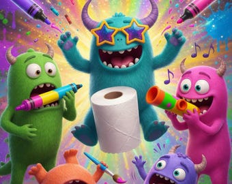 Monster Storybook for Kids, Bedtime Read Aloud with Audio Narration, Calming Sleep Story for Toddlers