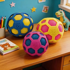 Nee Doh Fuzz Ball Stress Toy, Squishy Fidget Desk Toy, Soft Squishy Fidget Ball, Sensory Stress Relief Gift for Teens, Gel Stress Ball