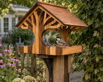 Handcrafted Tree Style Bird feeder