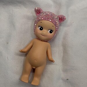 Bedazzled ängelfigur med son | kawaii-figur prydnadsdocka | trendig nyckelringsask bild 15