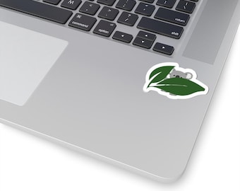 Cute Koala Kiss Cut Sticker, Kawaii Animal Vinyl Decal for Laptop & Water Bottle, Aesthetic Waterproof Planner Sticker