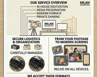 Video Tape Conversion (incl. digital delivery)