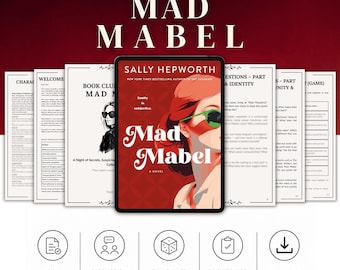 Mad Mabel Book Club Discussion Guide Sally Hepworth Book Club Host kit Games, Activity Kit & Reading Group Guide
