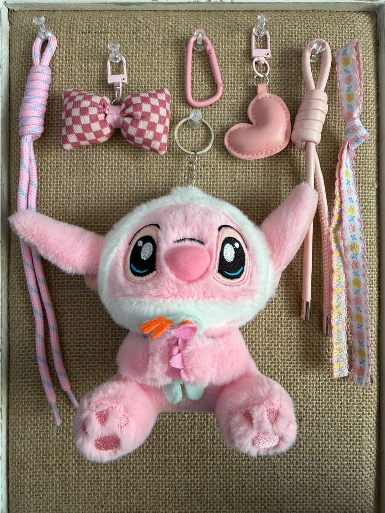 Disney-inspirerad ängelinspirerad plyschväska! Väska med bling-motiv! bild 3