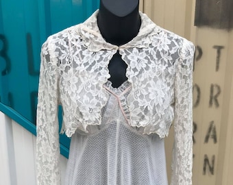 Beautiful 1940s Lace Bolero