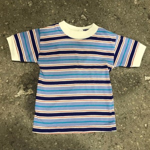 Vintage Kids American Rag Striped T-Shirt Size 1
