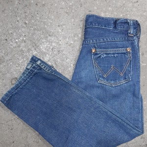 Rare Kid&#39;s 1950s Wrangler Blue Bell Sanforized Denim Jeans sz. 5