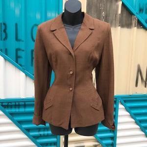 All&#39;inizio degli anni &#39;50 &quot;The Lifesaver&#39;s Suit Kirkland Hall&quot; Rayon Blazer
