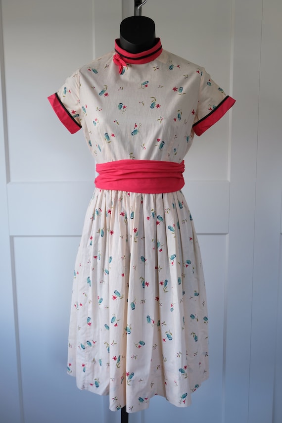 Gorgeous 1930s 'Sunny Lee' Girls' Cotton Day Dress