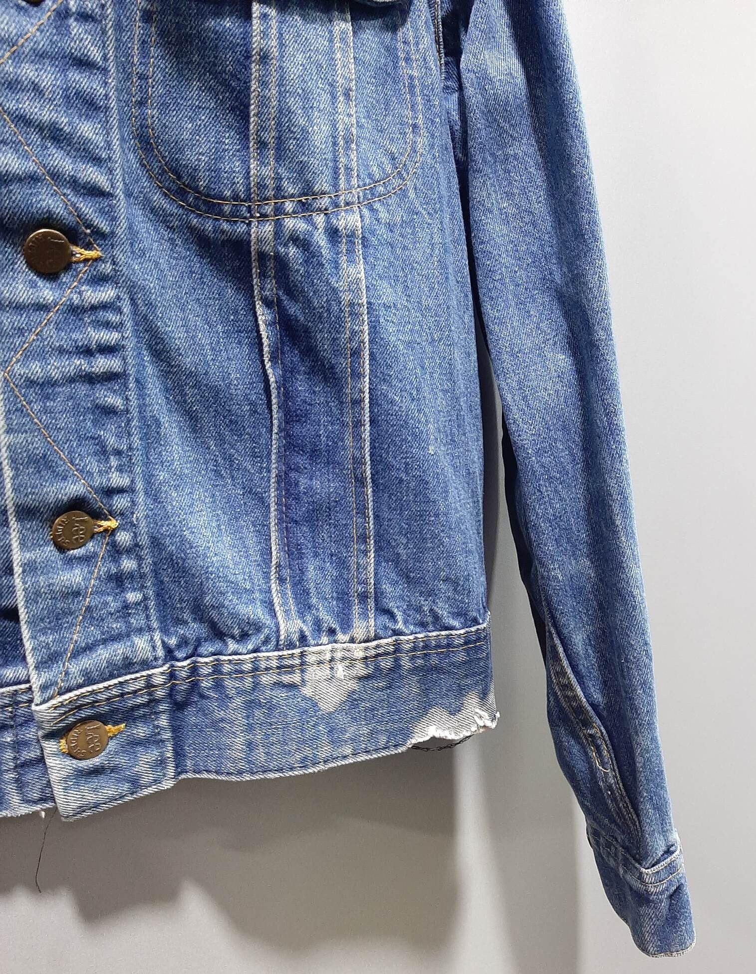 Vintage 80s Lee Denim Trucker Jacket Sz. 42 Made in Canada