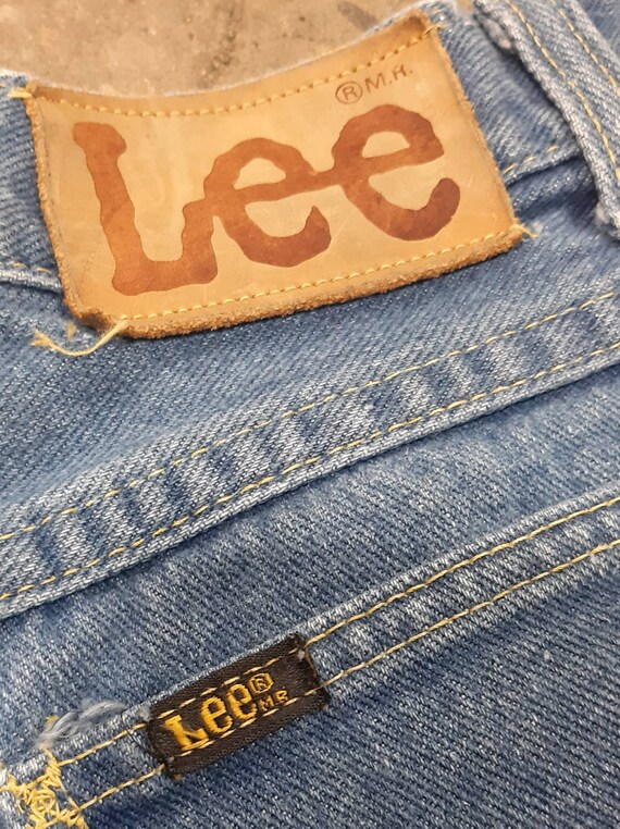 Vintage Lee Riders Long Denim Shorts Made in U.S.… - image 3