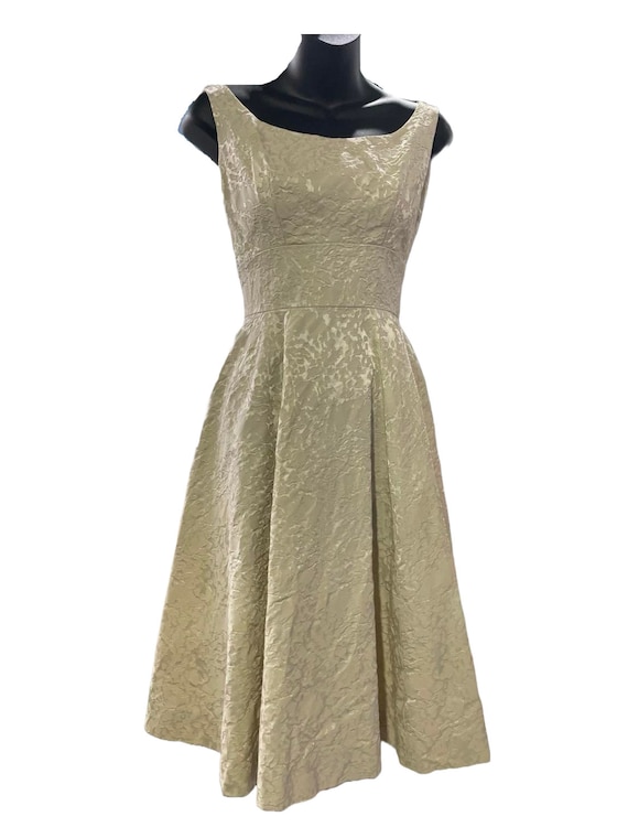 1950s Jonny Herbert Original Cocktail Dress - 25"… - image 2