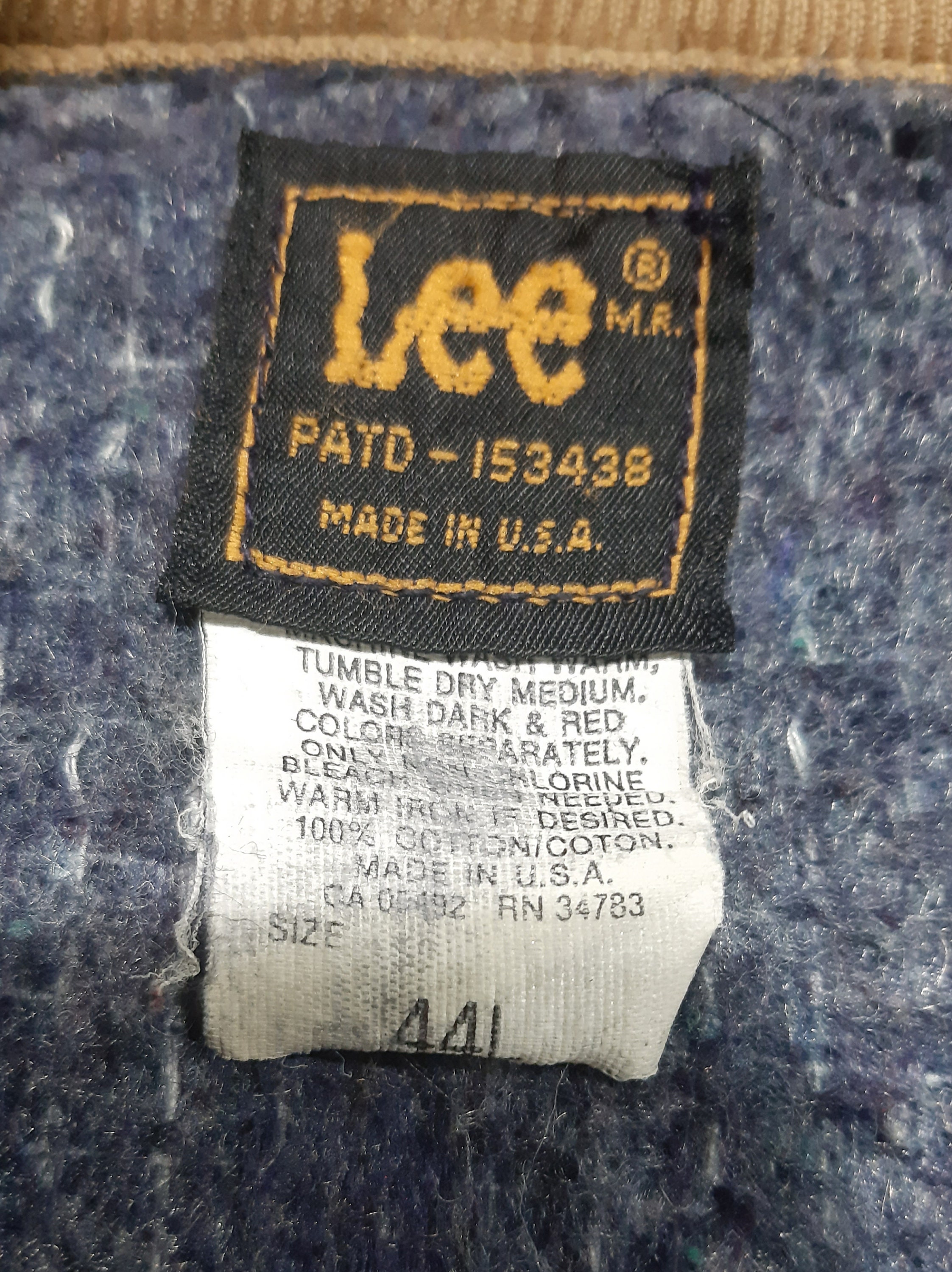 Rare 1970s Lee Blanket Lined Stonewash Denim Jacket with | Etsy