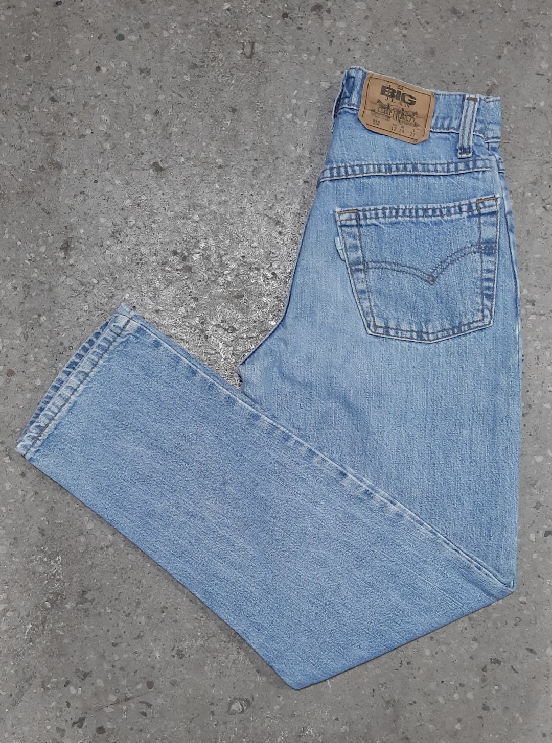 Rare Kid's Vintage Silver Tab Levis Big Jean 555 Slim Made - Etsy