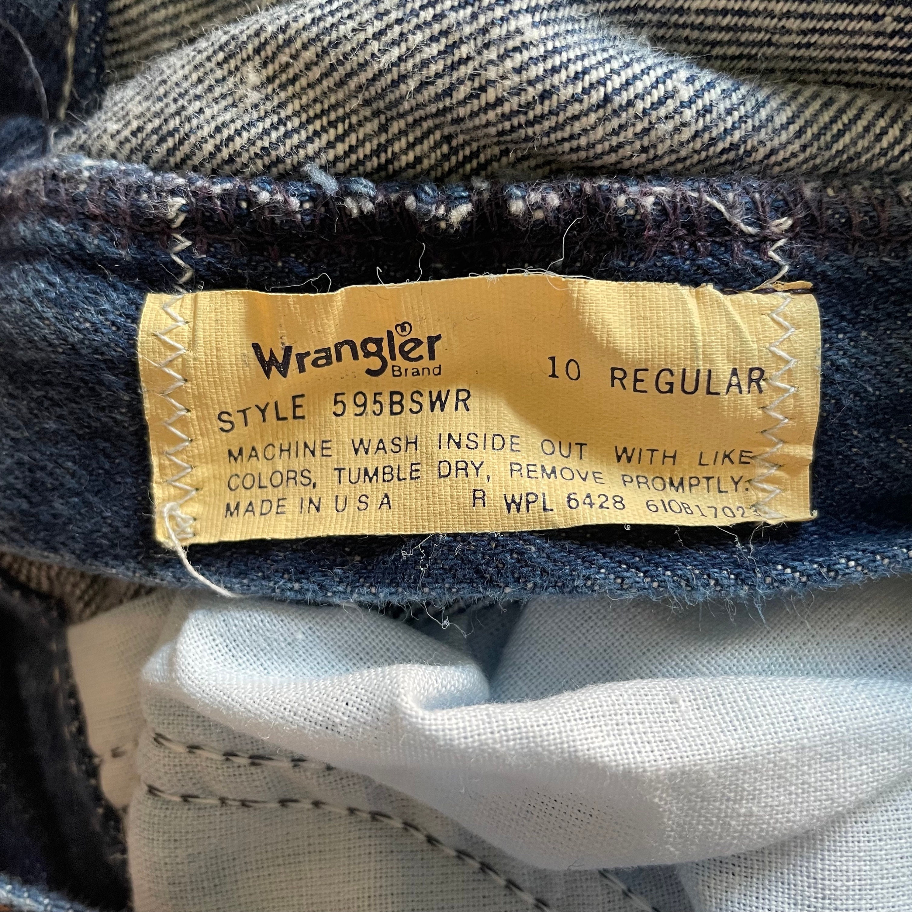 Kid's Vintage Wrangler Denim Jeans Tag Size 10 Reg - Etsy Canada