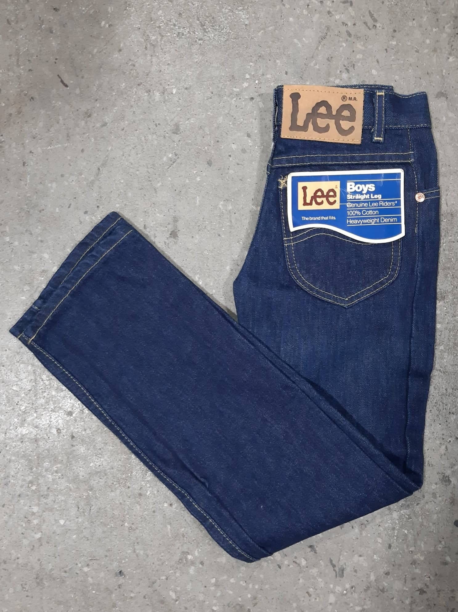 Kid's Vintage Deadstock Lee Riders Denim Jeans Made in U.S.A Sz