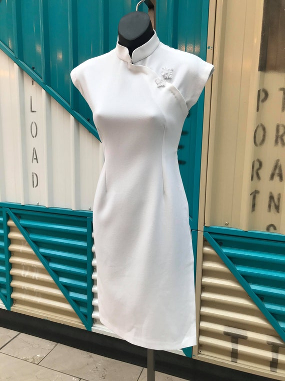 Vintage White Cheongsam