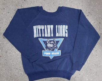 Kid's Vintage Penn State Nittany Lions Crew Neck Sweatshirt Made in U.S.A