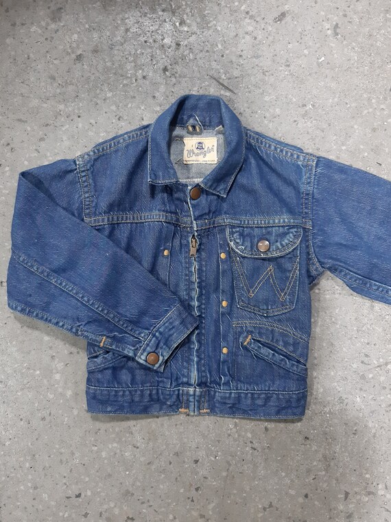 Rare Kid's 1950s Wrangler Blue Bell Sanforized Den