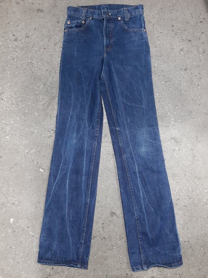 激レアサイズ46山根時代evisu1507 ブラックカモメペイント LEVIS