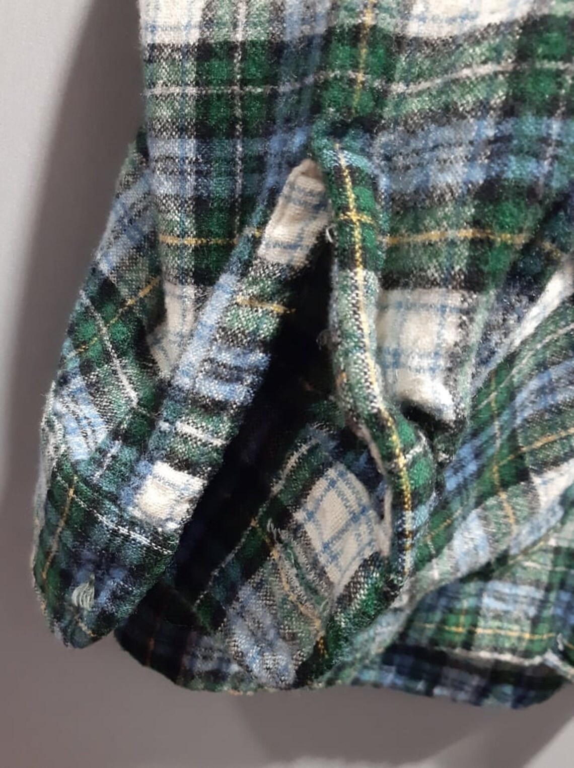 Vintage 1950er Pendleton Herren Grün Karierte Wolljacke Made | Etsy