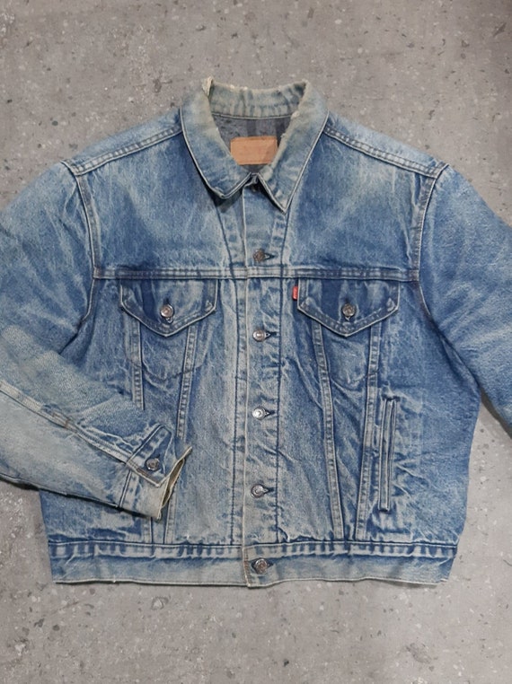 Vintage Levis Blanket Lined Denim Jacket Made in   - Etsy