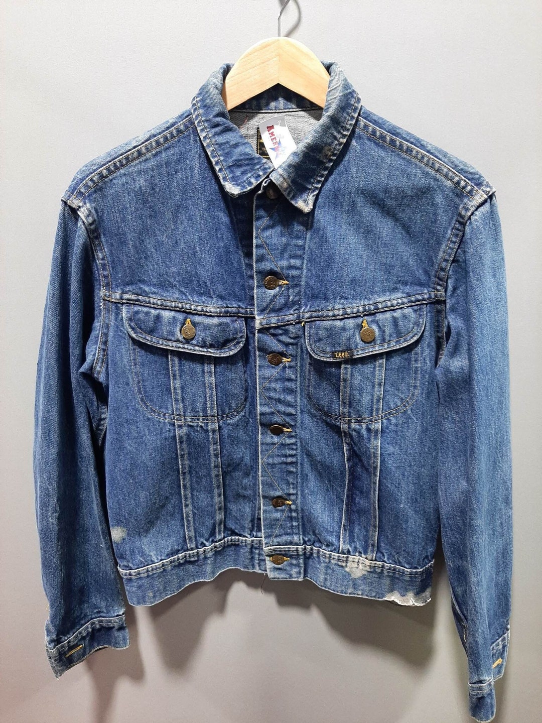 80’s vintage USA製 Lee denim jacket 220J Lee - 220-J Denim Jacket with U.S. Air. Force Patches
