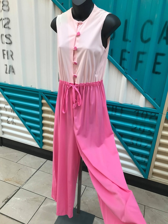 1960s "Sears" Two-Tone Pink Palazzo Pyjamas