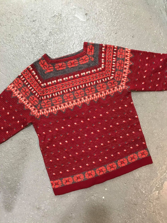 1950s "Catalina Jacquard" Sweater