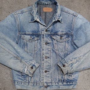 Vintage Levis Blanket Lined Denim Jacket Made in U.S.A - Etsy