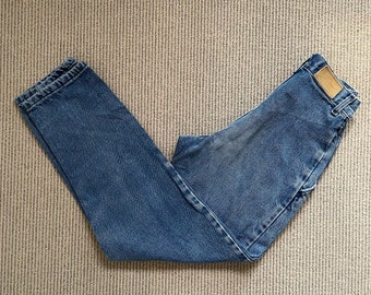 Kid's Vintage Lee Denim Jeans - Talla de etiqueta 12 Slim W: 24"